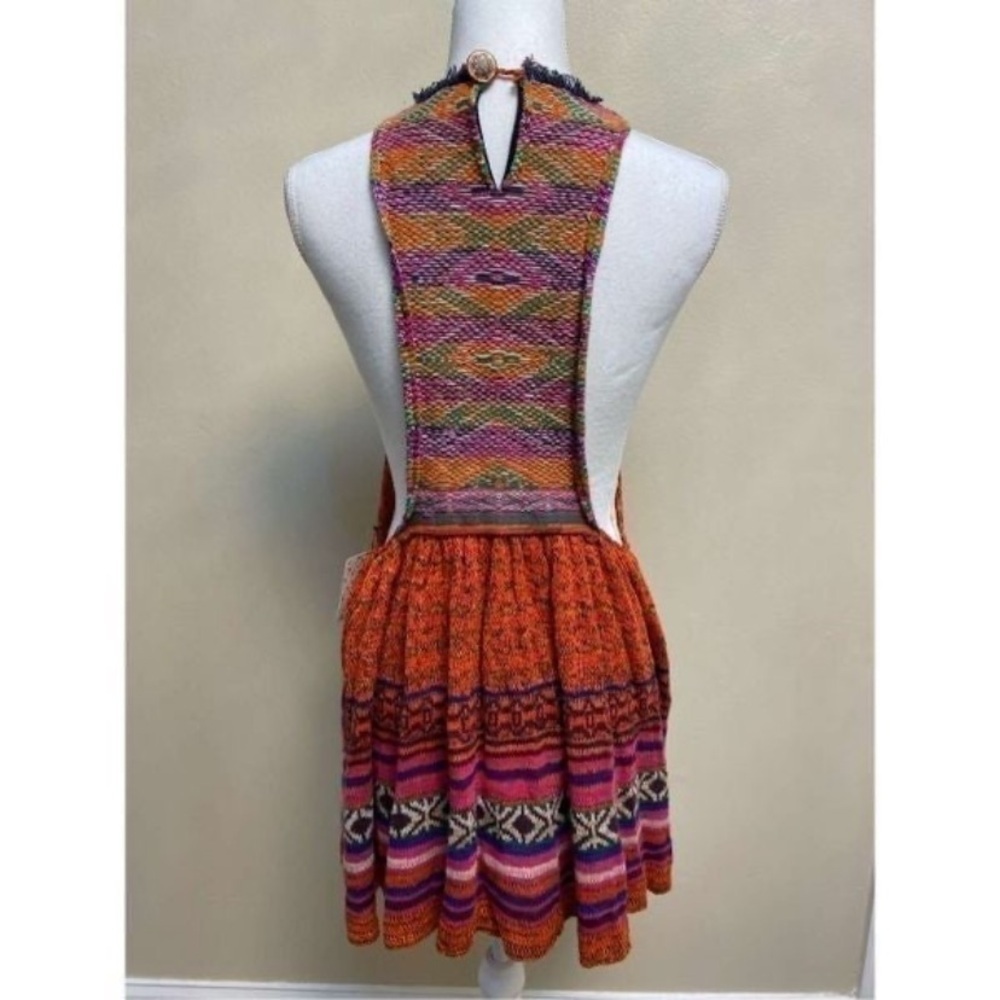 Free People Colorful Knit mini dress sleeveless XS NWT - Picture 4 of 8